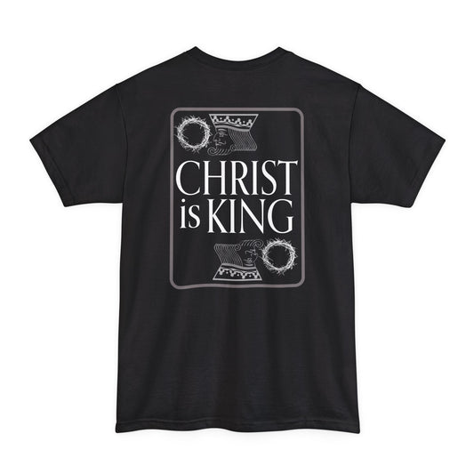 Christ Is King Tall T-Shirt — Christian Faith Graphic Tee