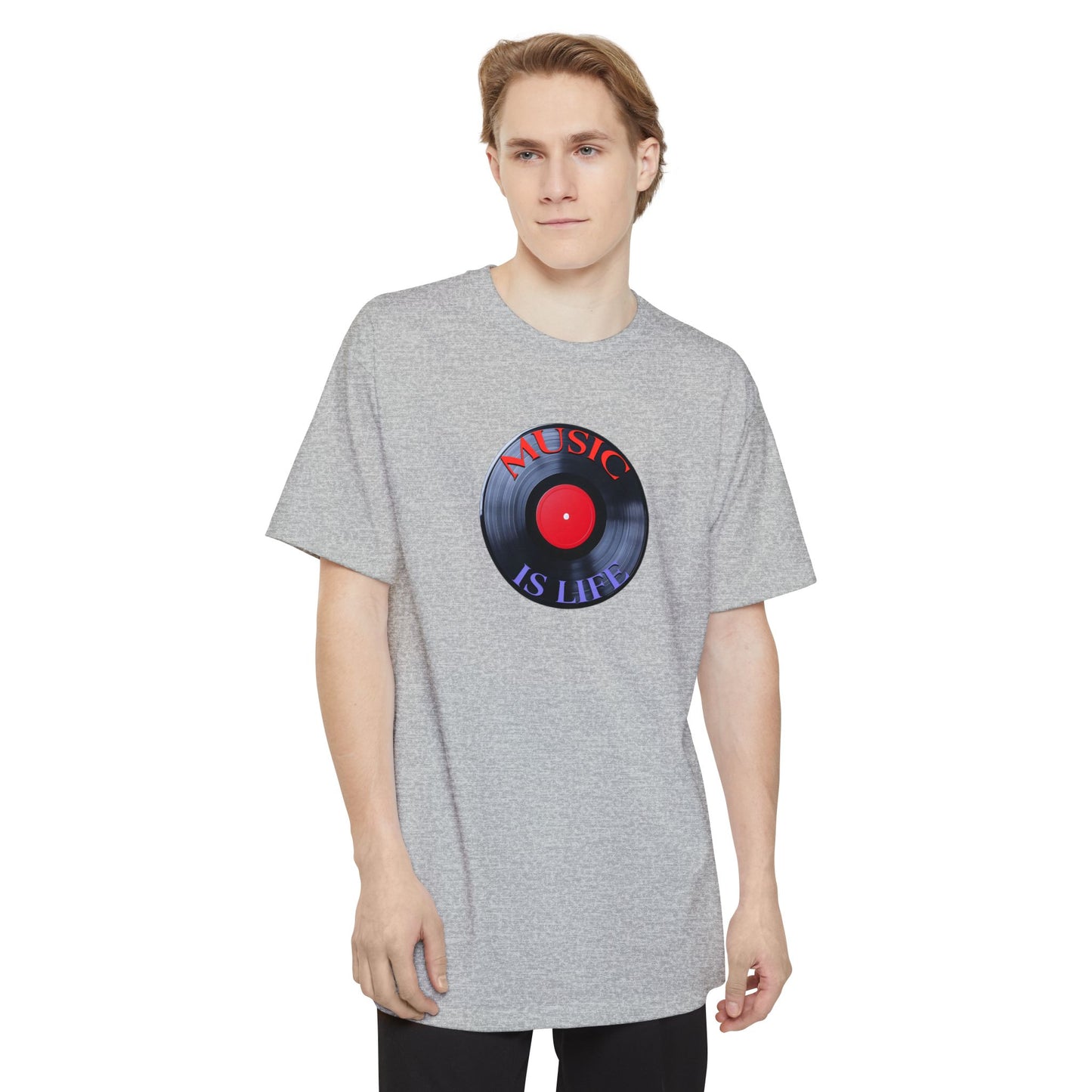 Music Is Life Vinyl Record Tall T-Shirt