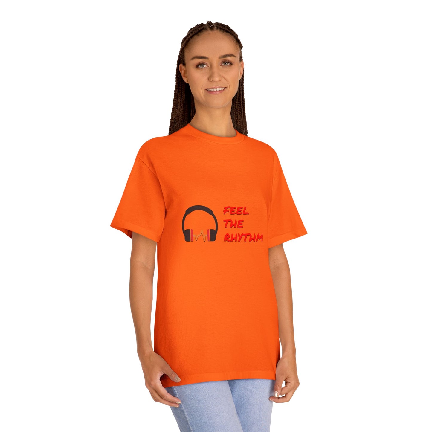 Feel the Rhythm T-Shirt | Headphones & Wavebeat Music Tee