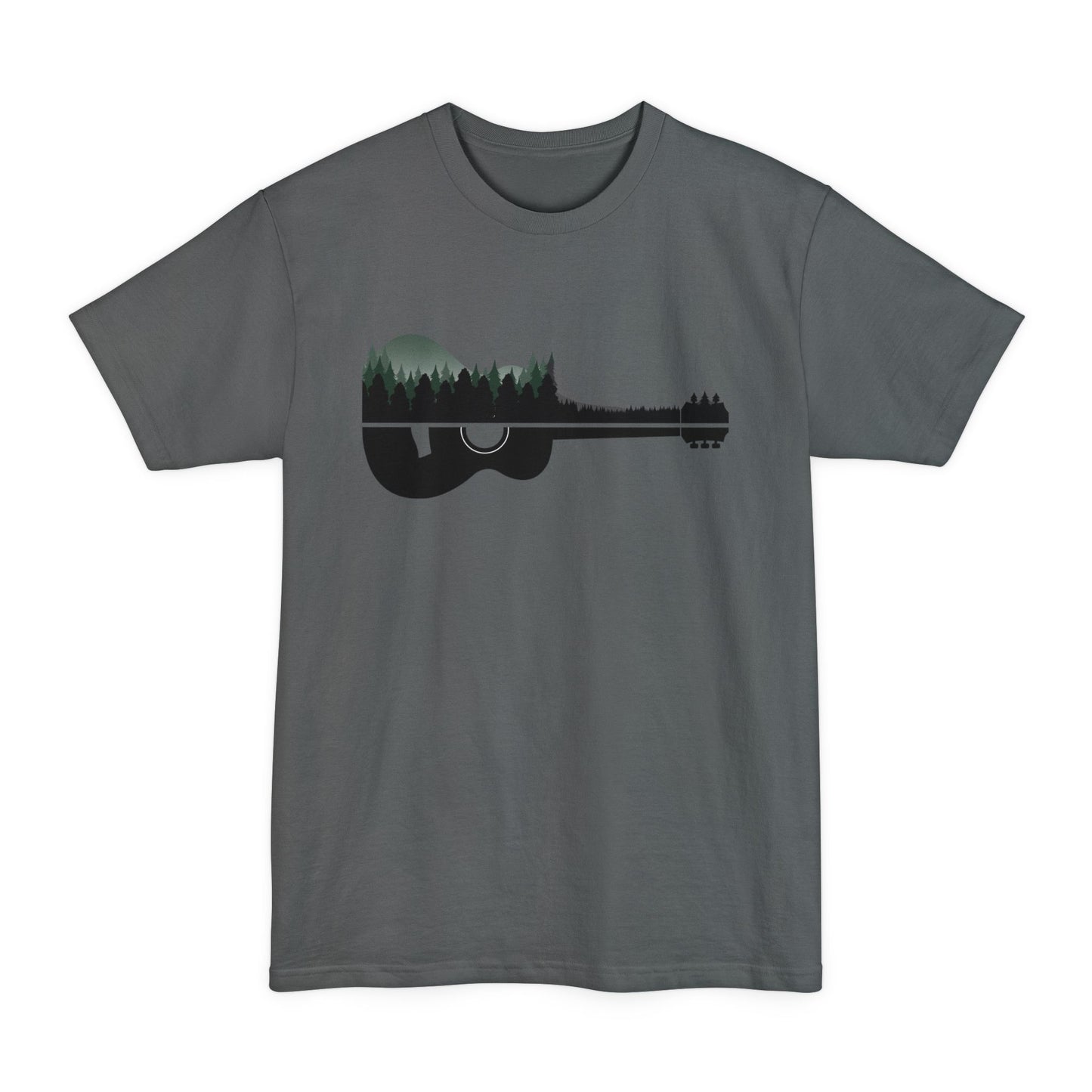 Guitar Forest Tall T-Shirt — Acoustic Nature Music Tee
