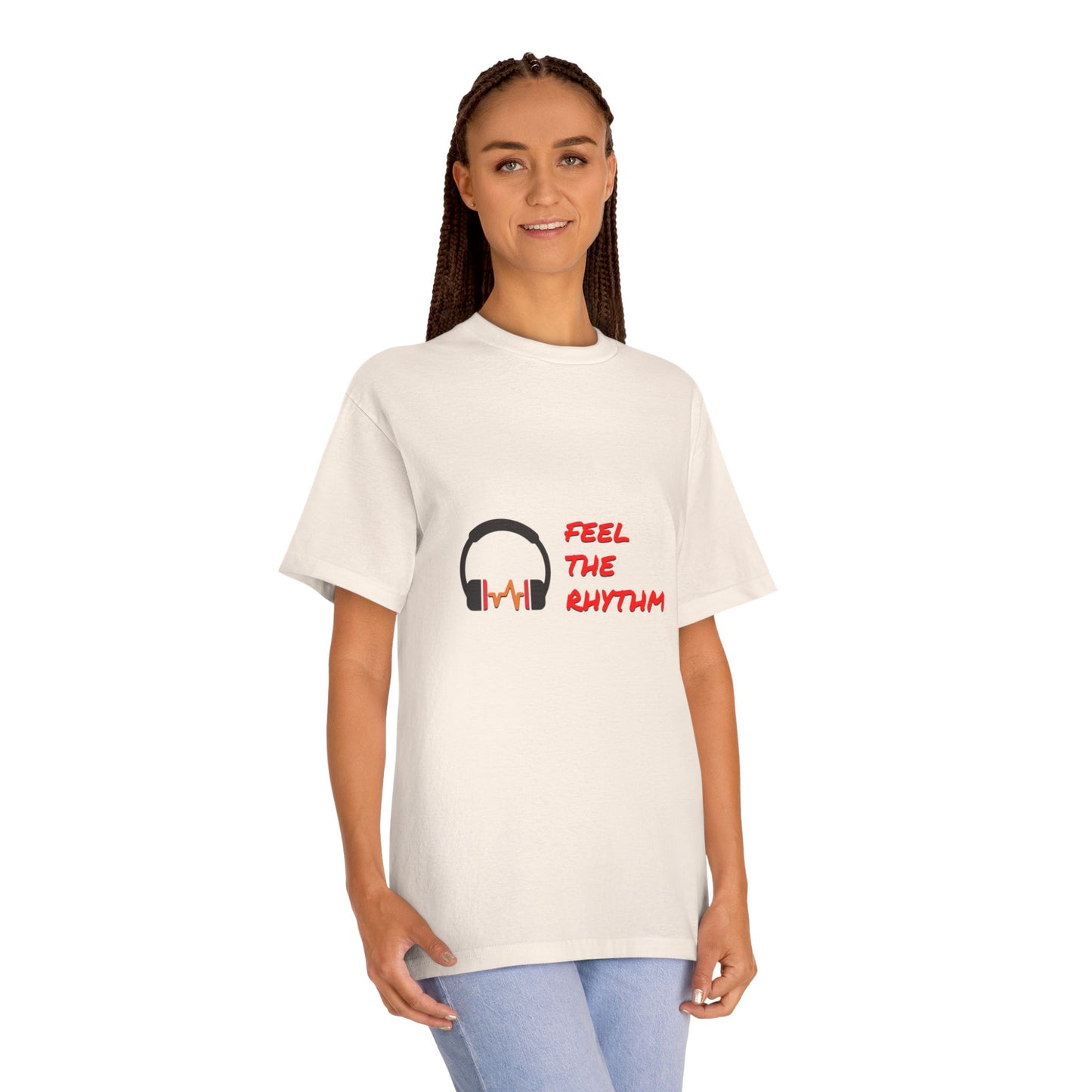 Feel the Rhythm T-Shirt | Headphones & Wavebeat Music Tee