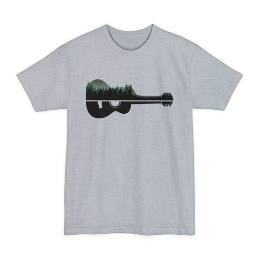 Guitar Forest Tall T-Shirt — Acoustic Nature Music Tee