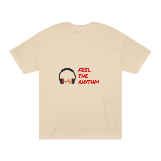 Feel the Rhythm T-Shirt | Headphones & Wavebeat Music Tee