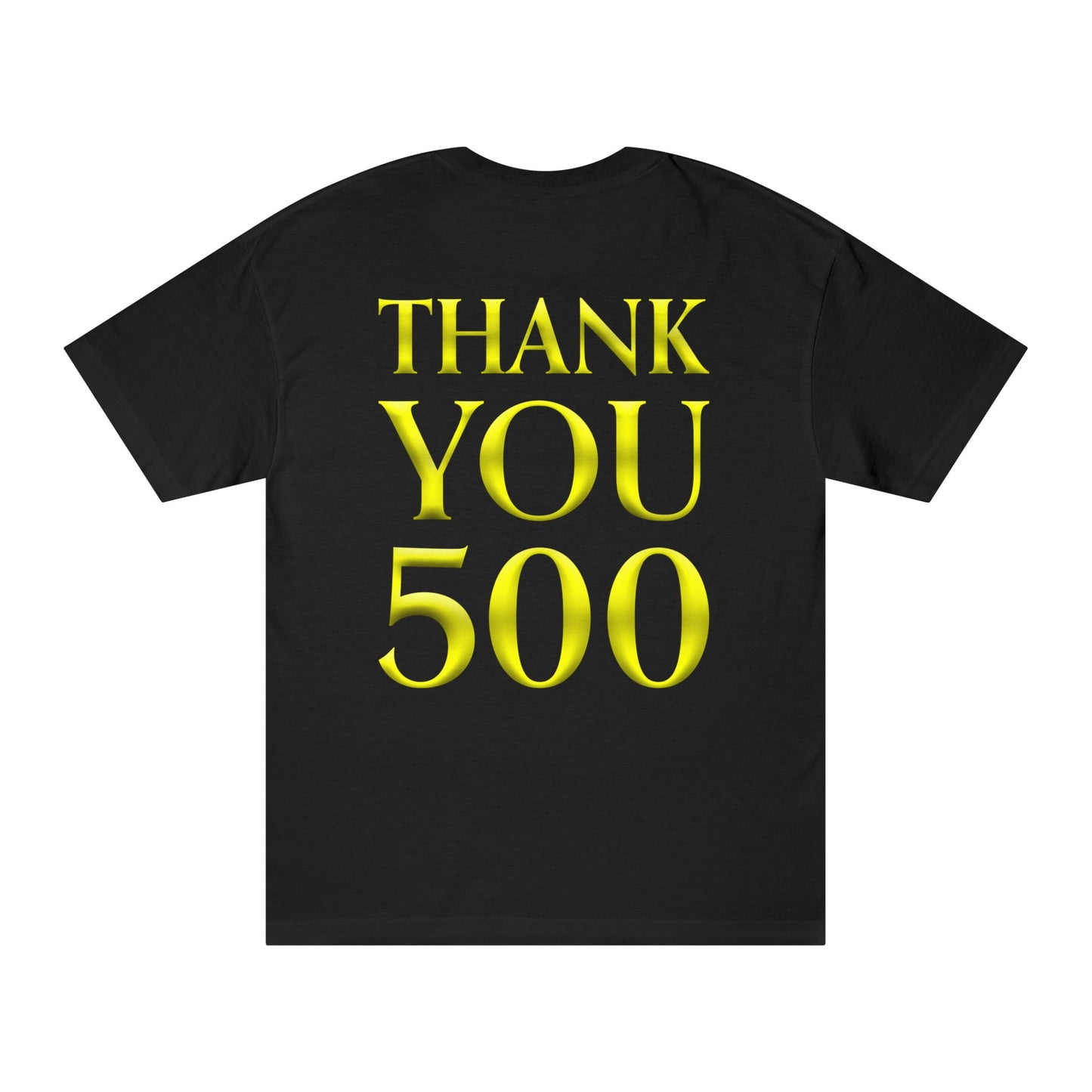 Thank You 500 Reg. Tee - Celebration Graphic T‑Shirt