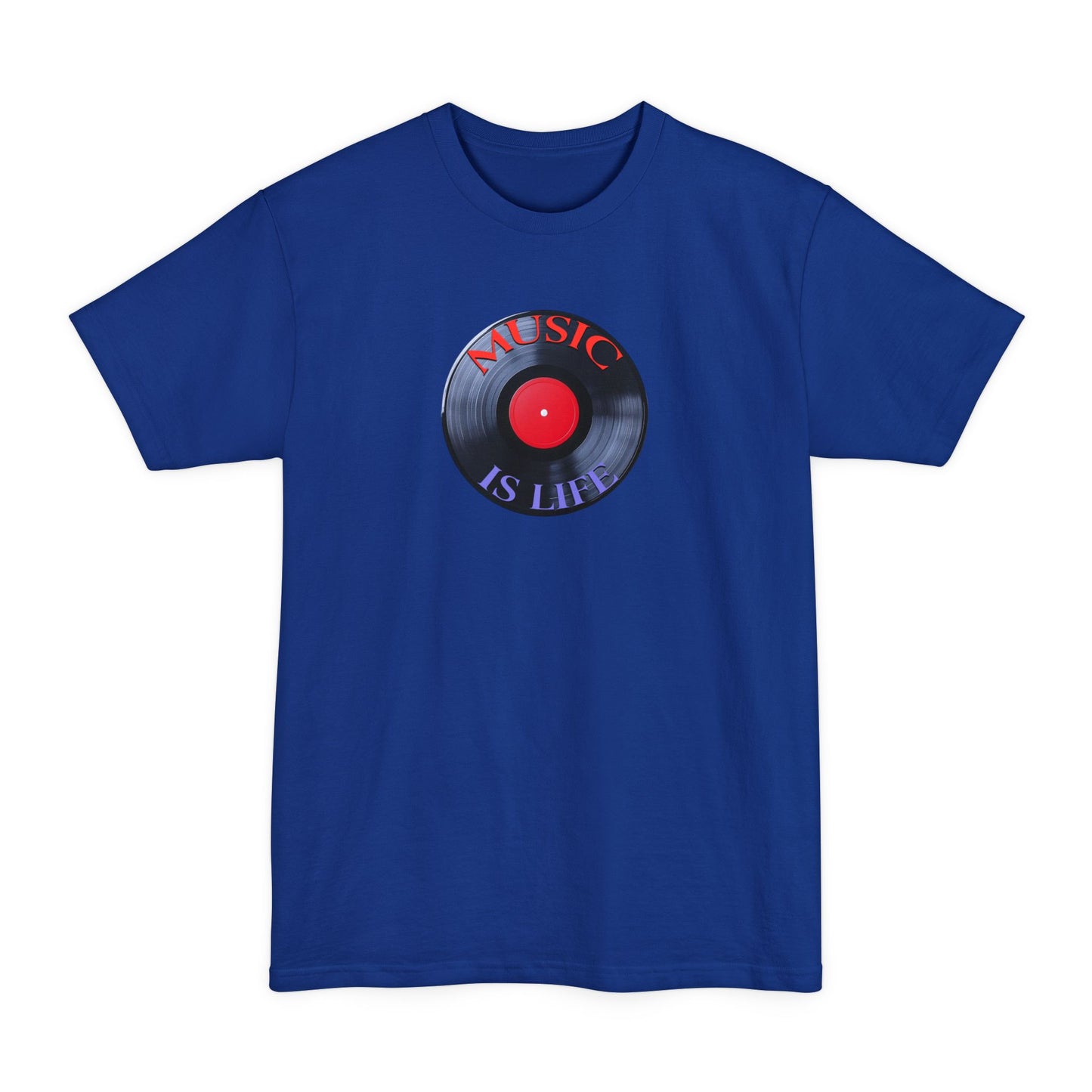 Music Is Life Vinyl Record Tall T-Shirt