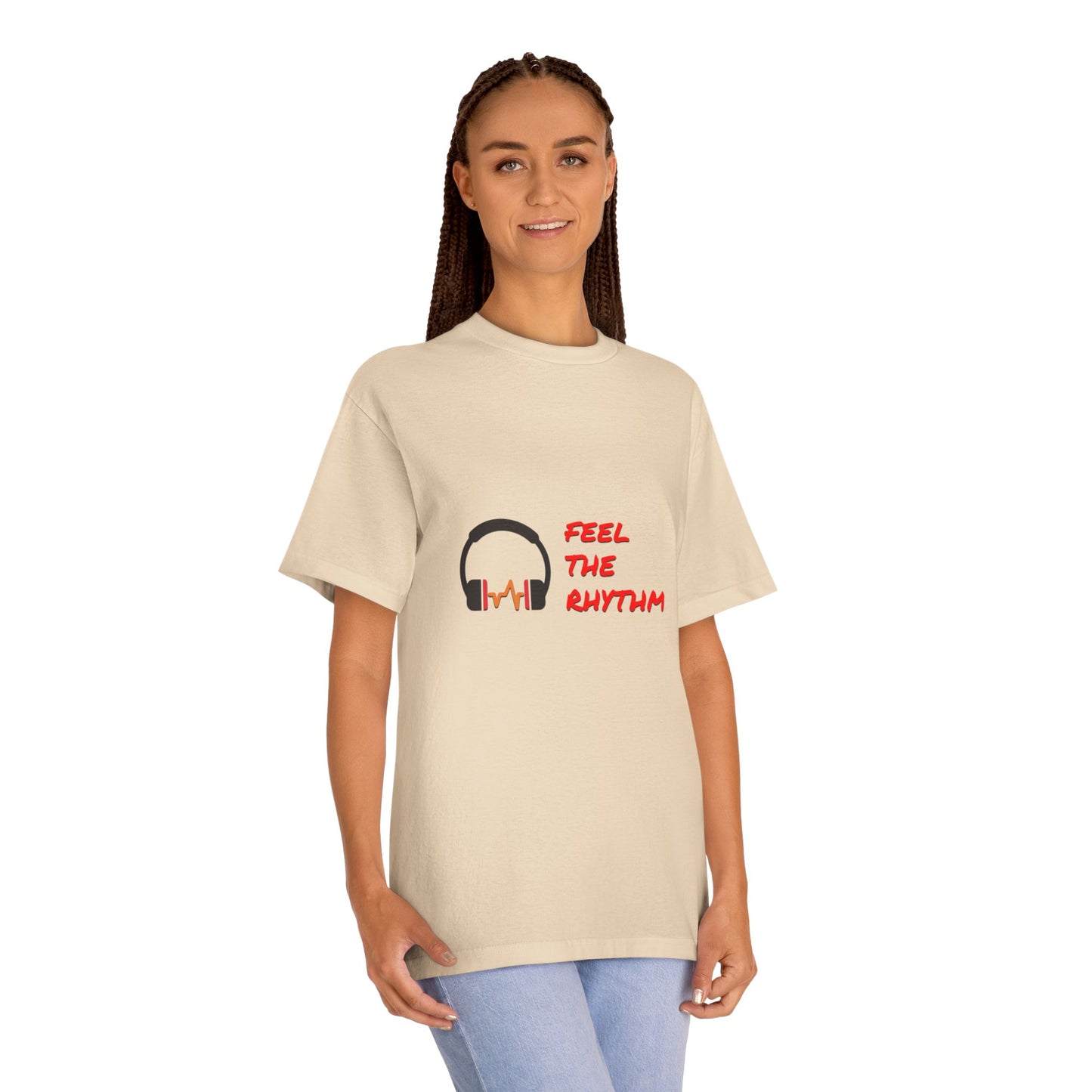 Feel the Rhythm T-Shirt | Headphones & Wavebeat Music Tee