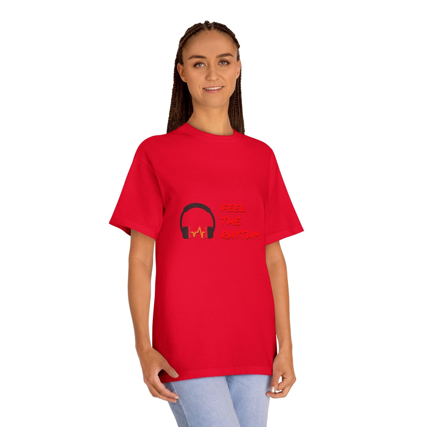 Feel the Rhythm T-Shirt | Headphones & Wavebeat Music Tee