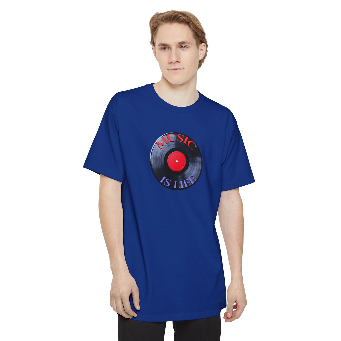 Music Is Life Vinyl Record Tall T-Shirt