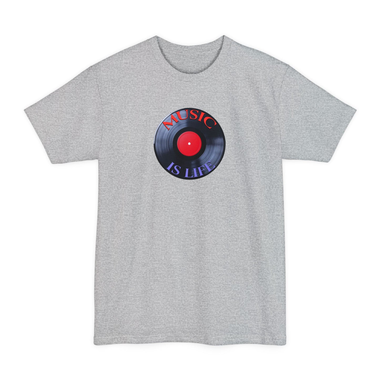 Music Is Life Vinyl Record Tall T-Shirt