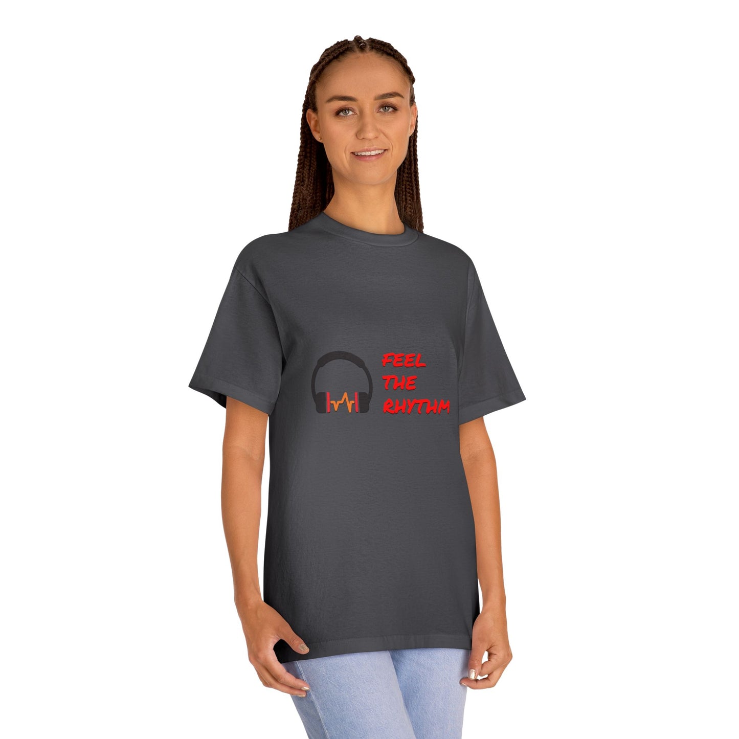 Feel the Rhythm T-Shirt | Headphones & Wavebeat Music Tee