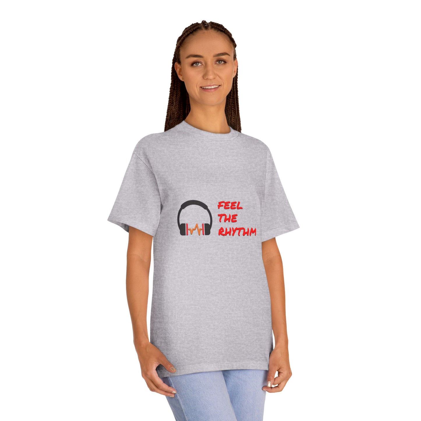 Feel the Rhythm T-Shirt | Headphones & Wavebeat Music Tee