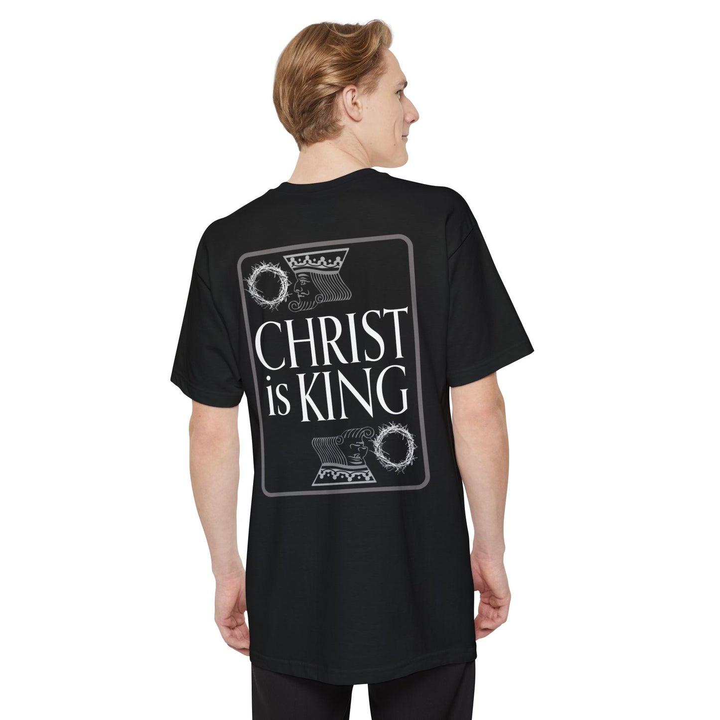 Christ Is King Tall T-Shirt — Christian Faith Graphic Tee
