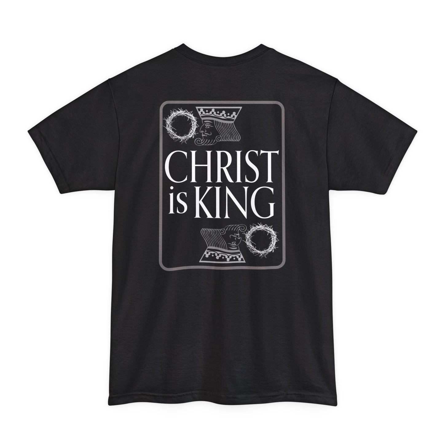 Christ Is King Tall T-Shirt — Christian Faith Graphic Tee