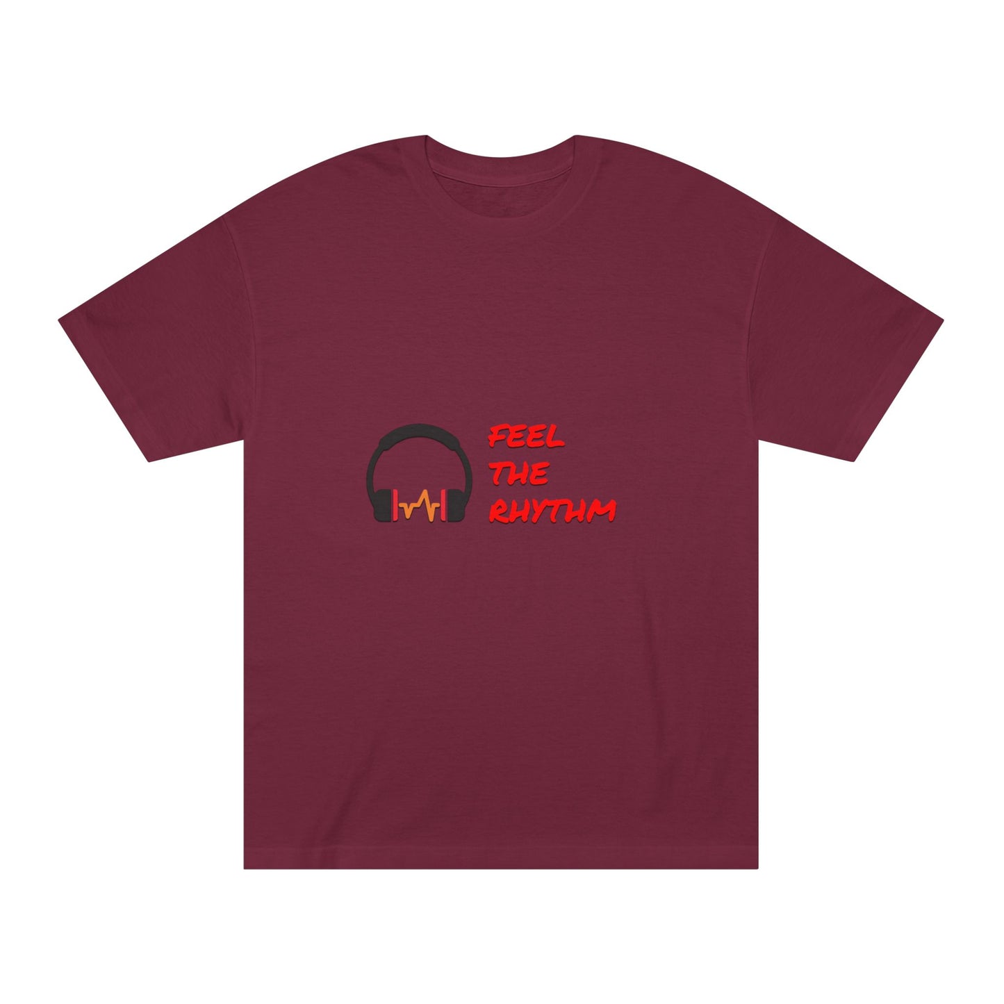 Feel the Rhythm T-Shirt | Headphones & Wavebeat Music Tee