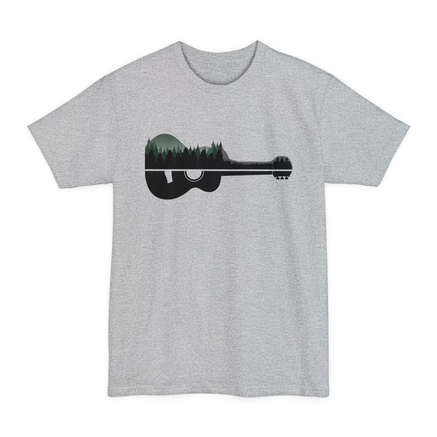 Guitar Forest Tall T-Shirt — Acoustic Nature Music Tee
