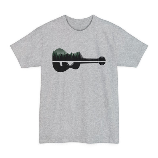 Guitar Forest Tall T-Shirt — Acoustic Nature Music Tee