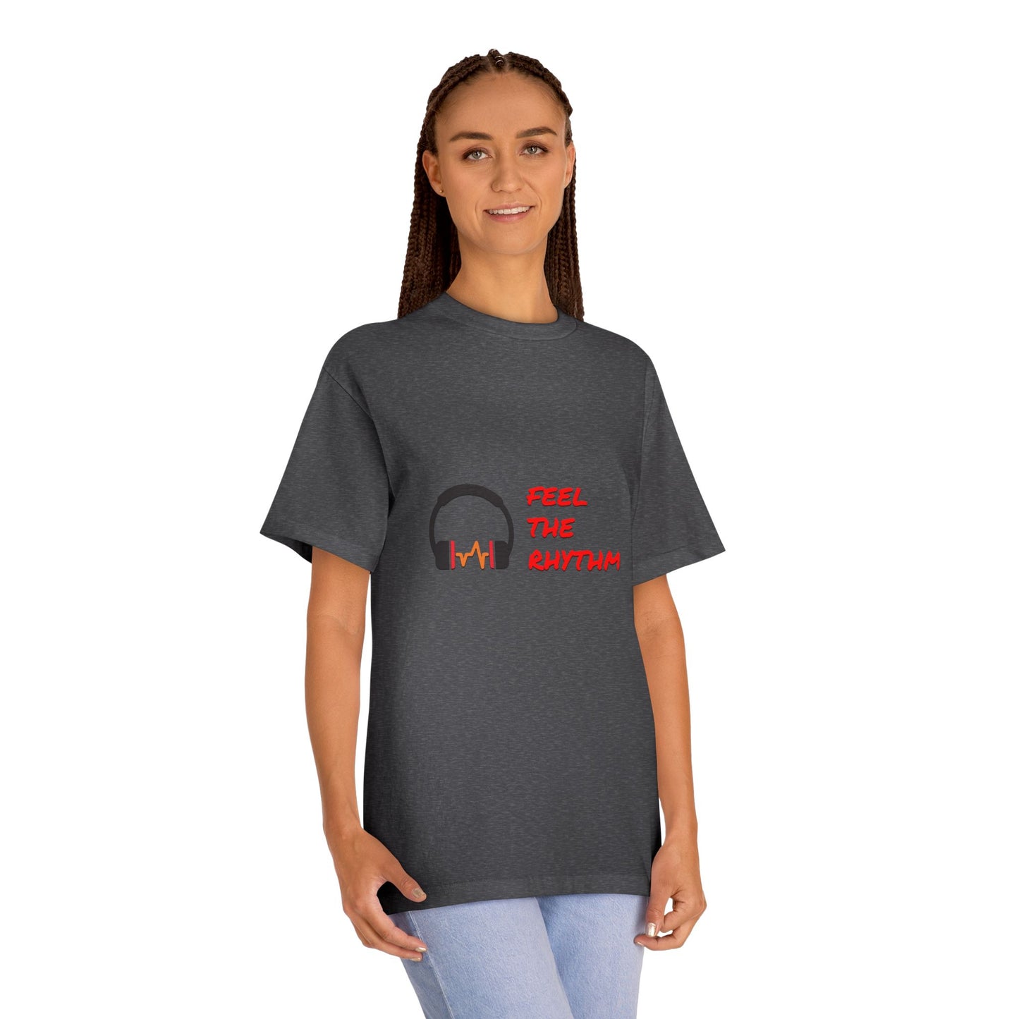 Feel the Rhythm T-Shirt | Headphones & Wavebeat Music Tee
